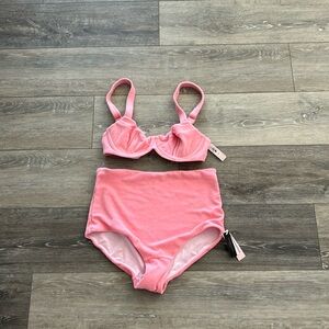 Pink Women's Swimwear Set